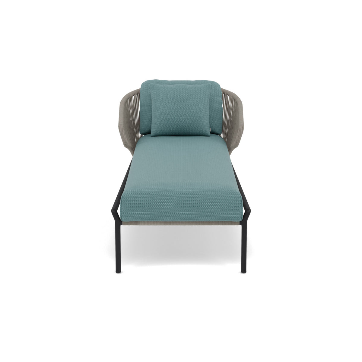 Coussin de siège et de dossier pour transat Radoc 61×151 et 50×38 cm
