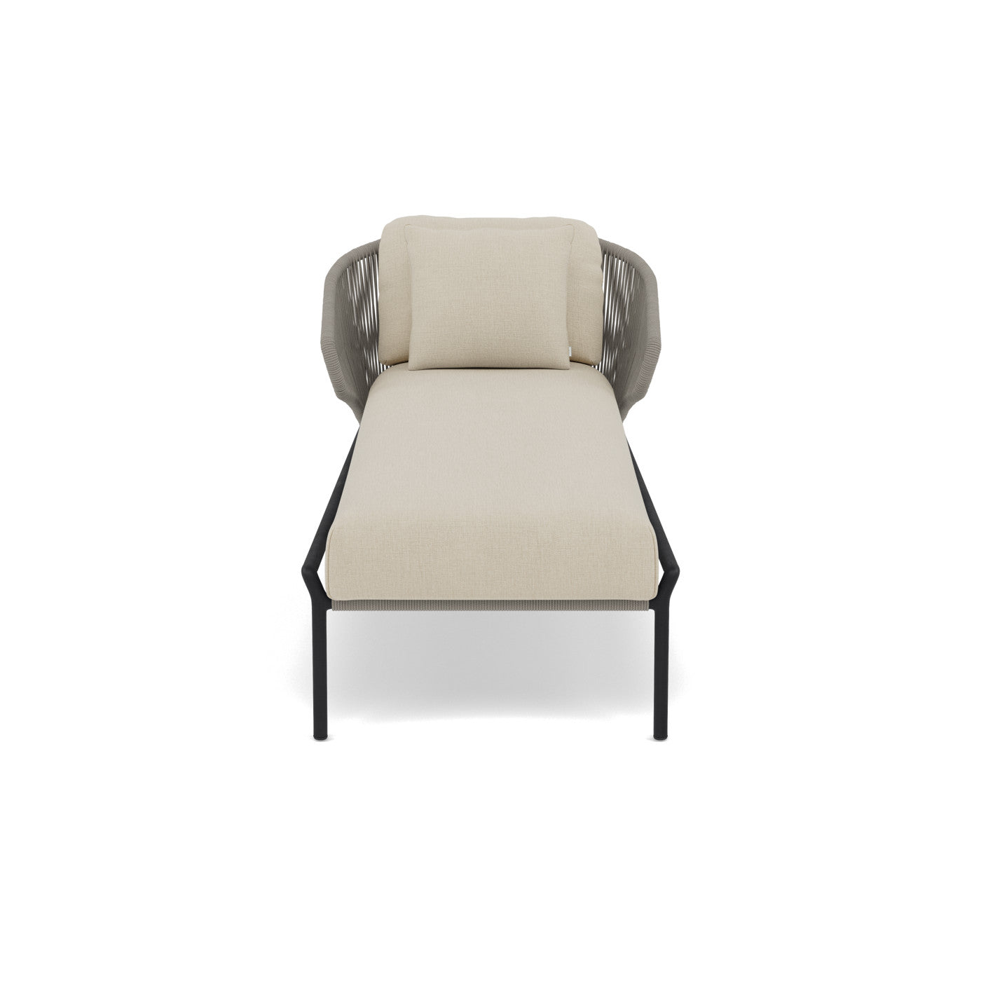 Coussin de siège et de dossier pour transat Radoc 61×151 et 50×38 cm