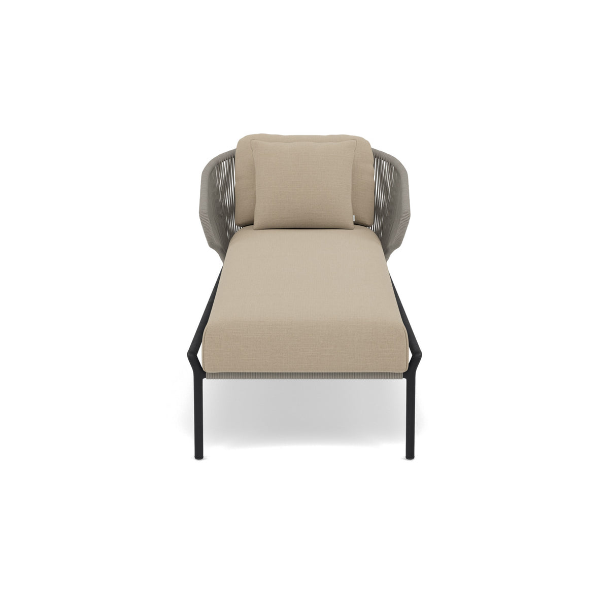 Coussin de siège et de dossier pour transat Radoc 61×151 et 50×38 cm