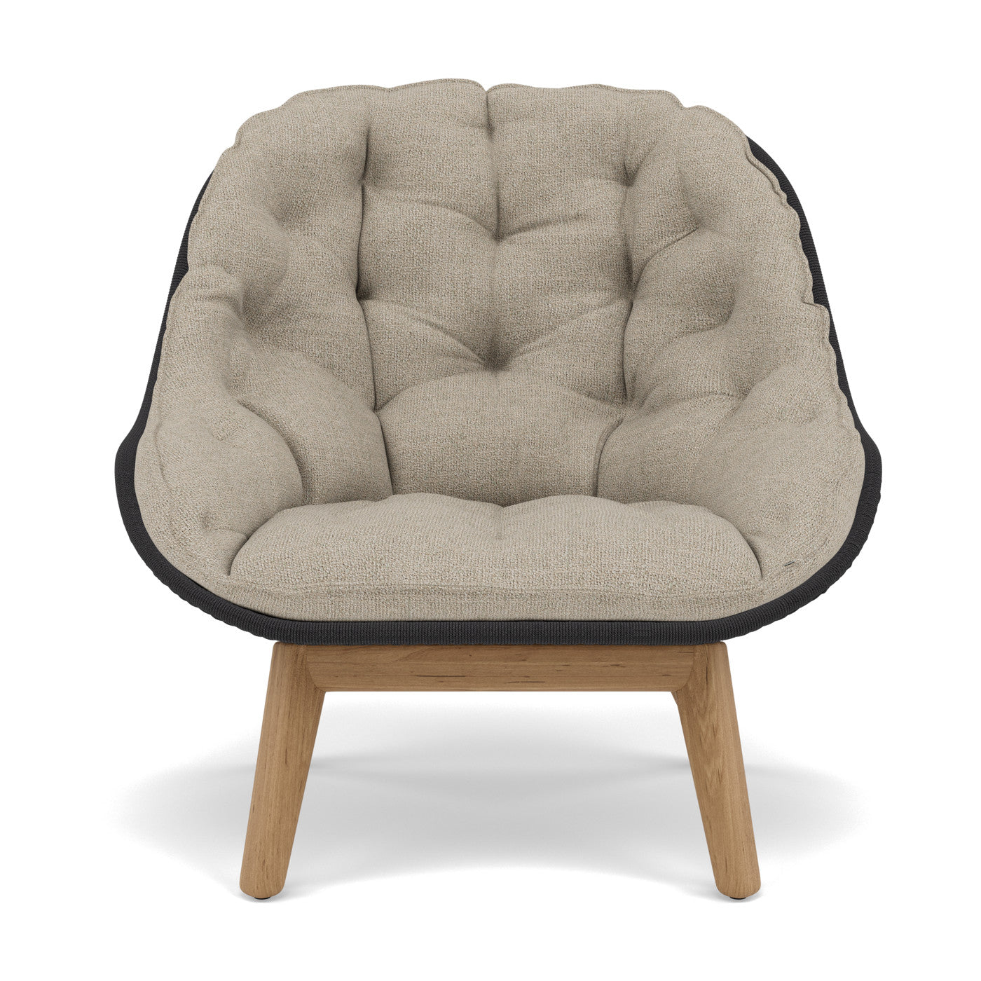 Coussin de dossier et d'assise Sandua pour chaise longue à dossier haut