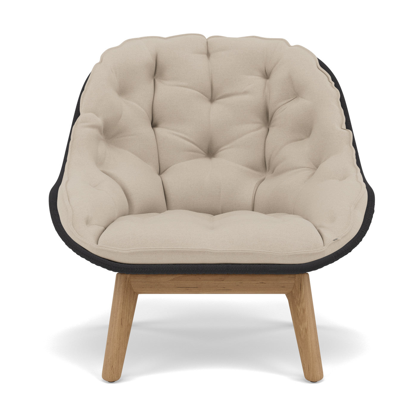 Coussin de dossier et d'assise Sandua pour chaise longue à dossier haut