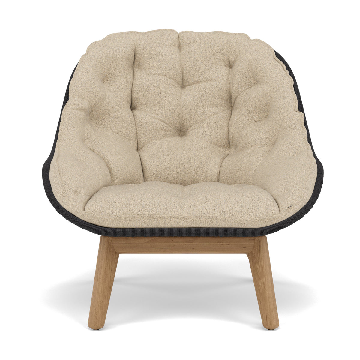 Coussin de dossier et d'assise Sandua pour chaise longue à dossier haut