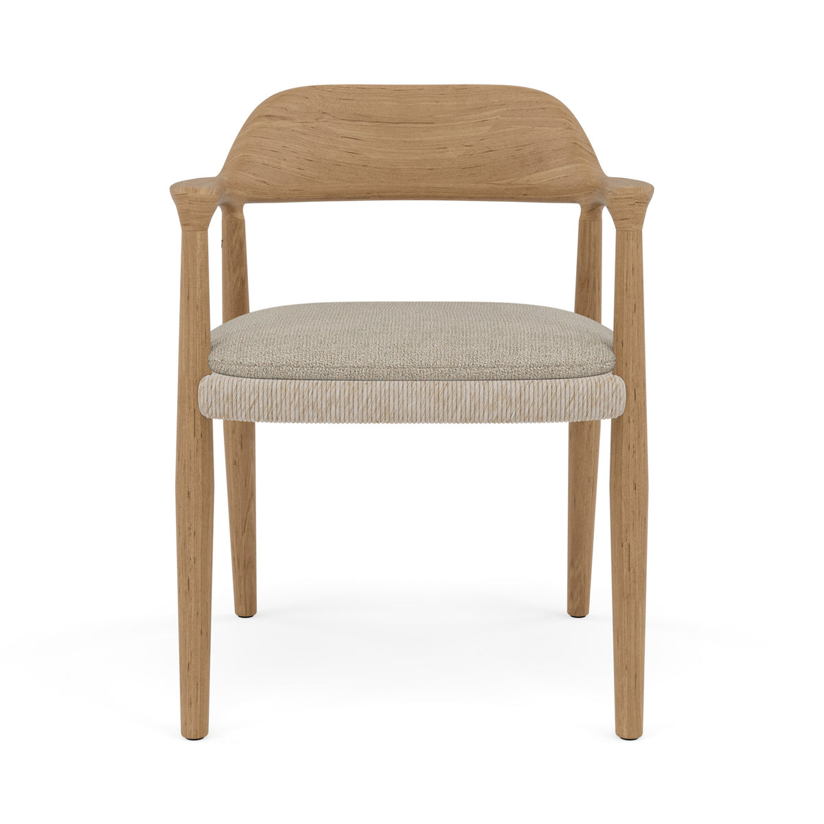 Yiko Cushion seat cushion chair with armrest and chair without armrest