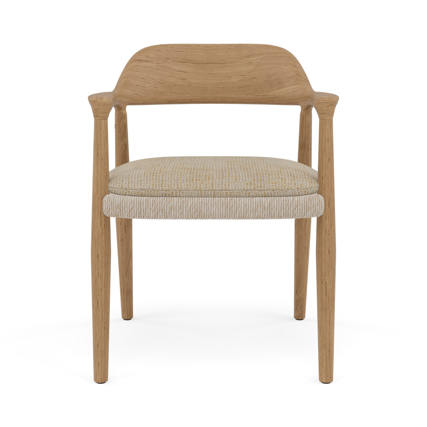 Yiko Cushion seat cushion chair with armrest and chair without armrest