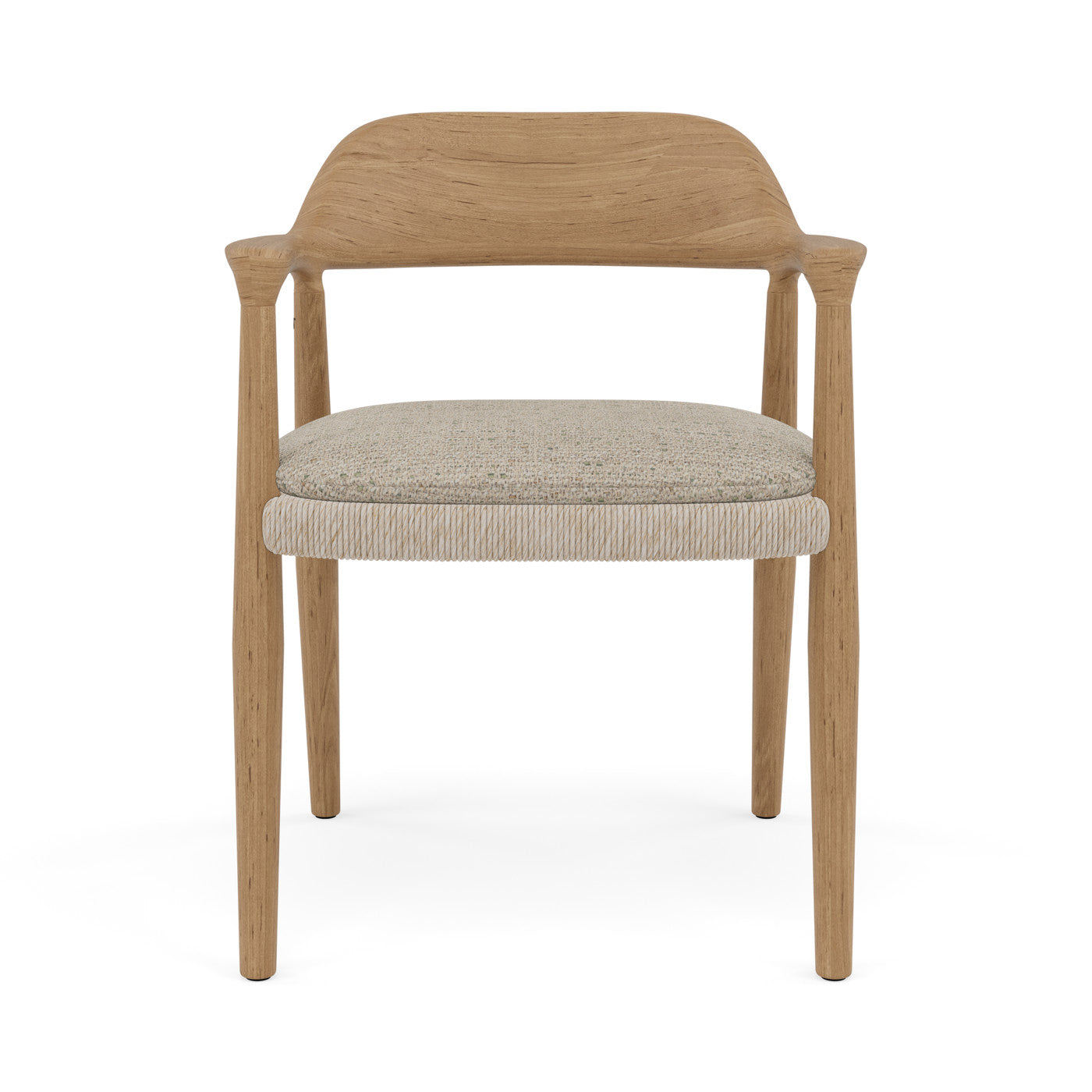 Yiko Cushion seat cushion chair with armrest and chair without armrest
