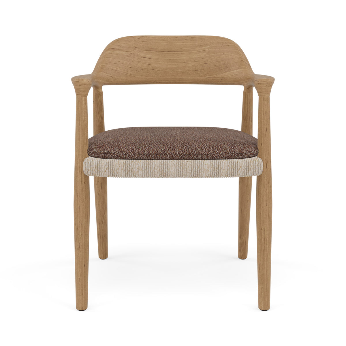 Yiko Cushion seat cushion chair with armrest and chair without armrest