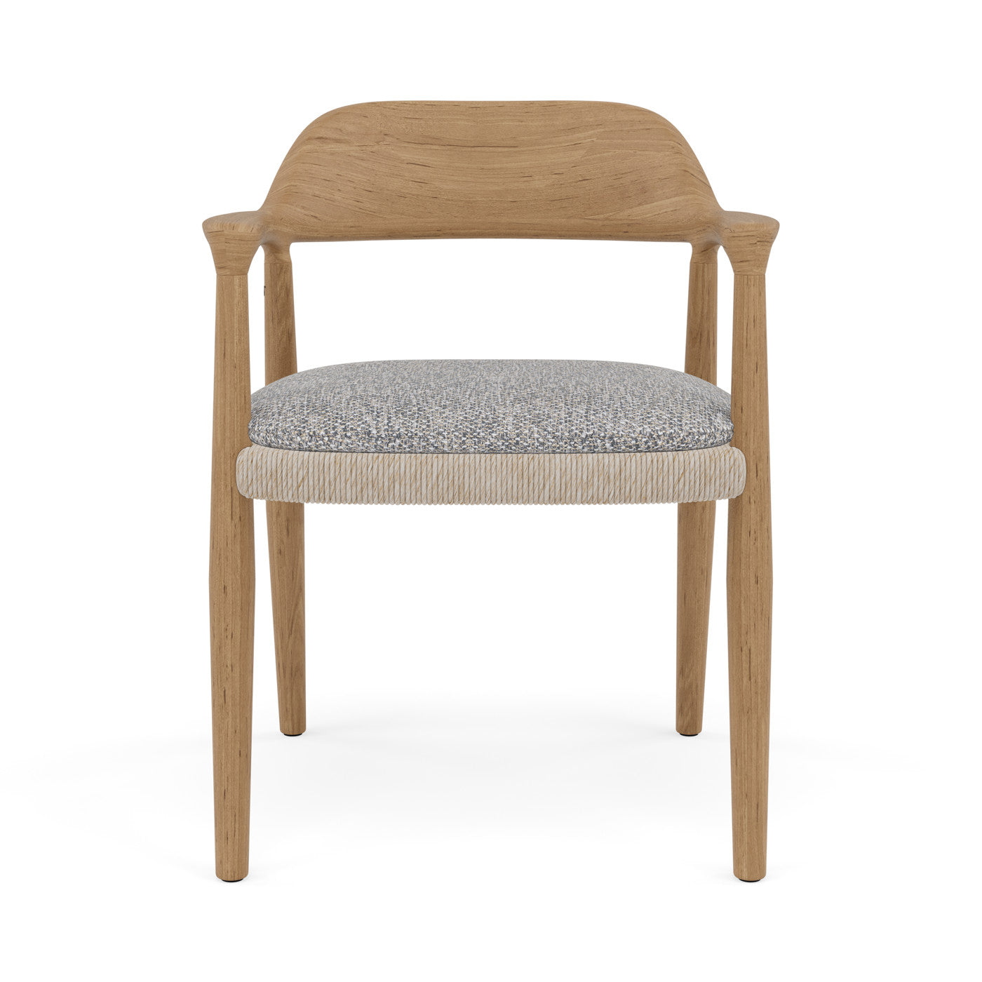Yiko Cushion seat cushion chair with armrest and chair without armrest