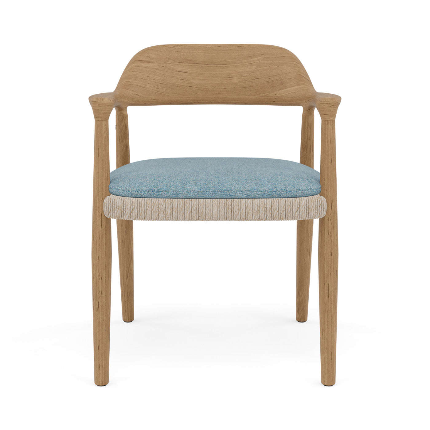 Yiko Cushion seat cushion chair with armrest and chair without armrest
