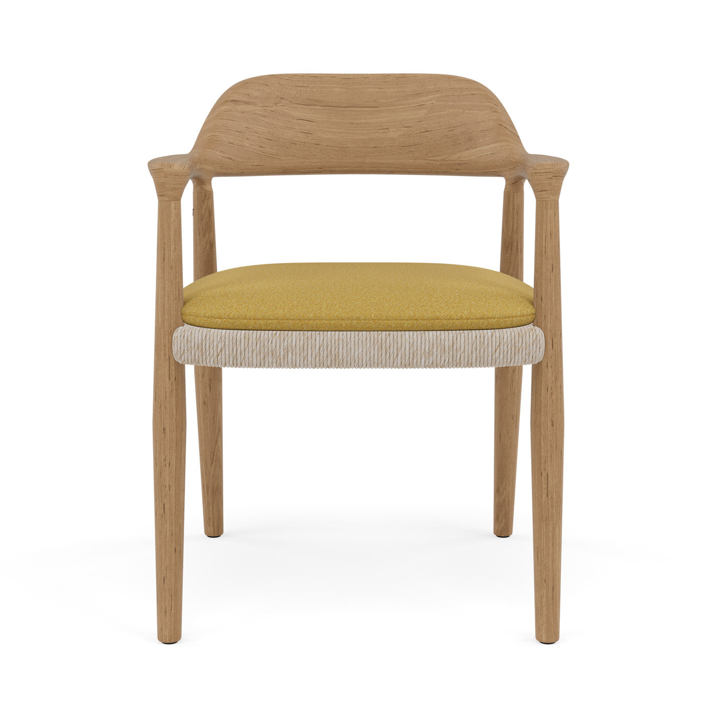 Yiko Cushion seat cushion chair with armrest and chair without armrest