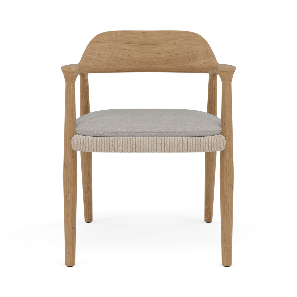 Yiko Cushion seat cushion chair with armrest and chair without armrest