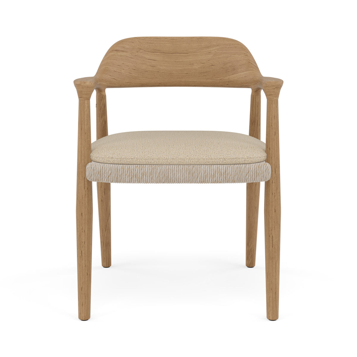 Yiko Cushion seat cushion chair with armrest and chair without armrest