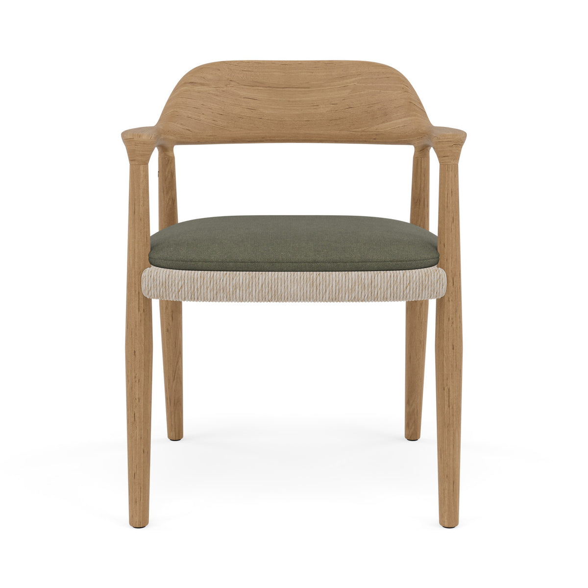 Yiko Cushion seat cushion chair with armrest and chair without armrest