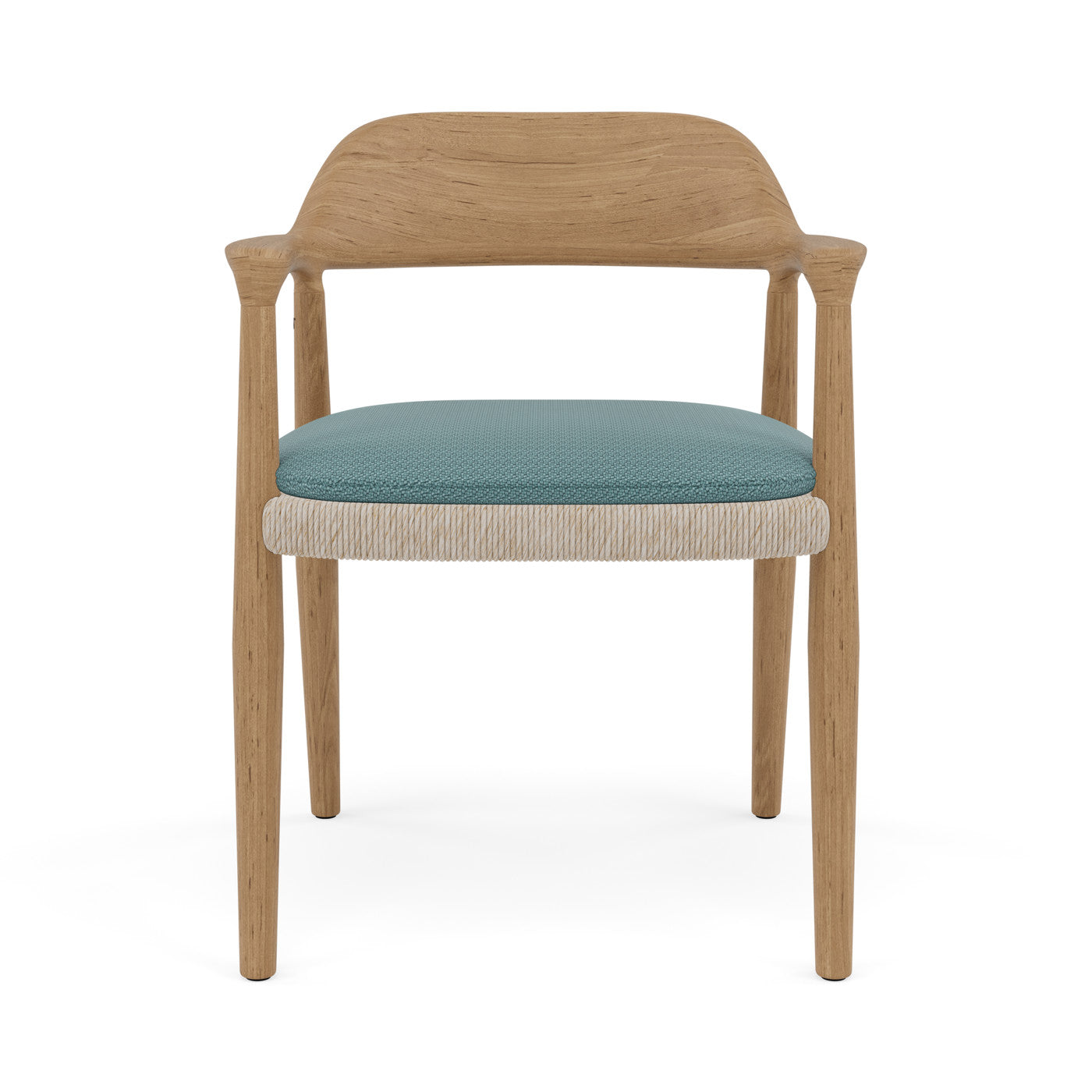 Yiko Cushion seat cushion chair with armrest and chair without armrest