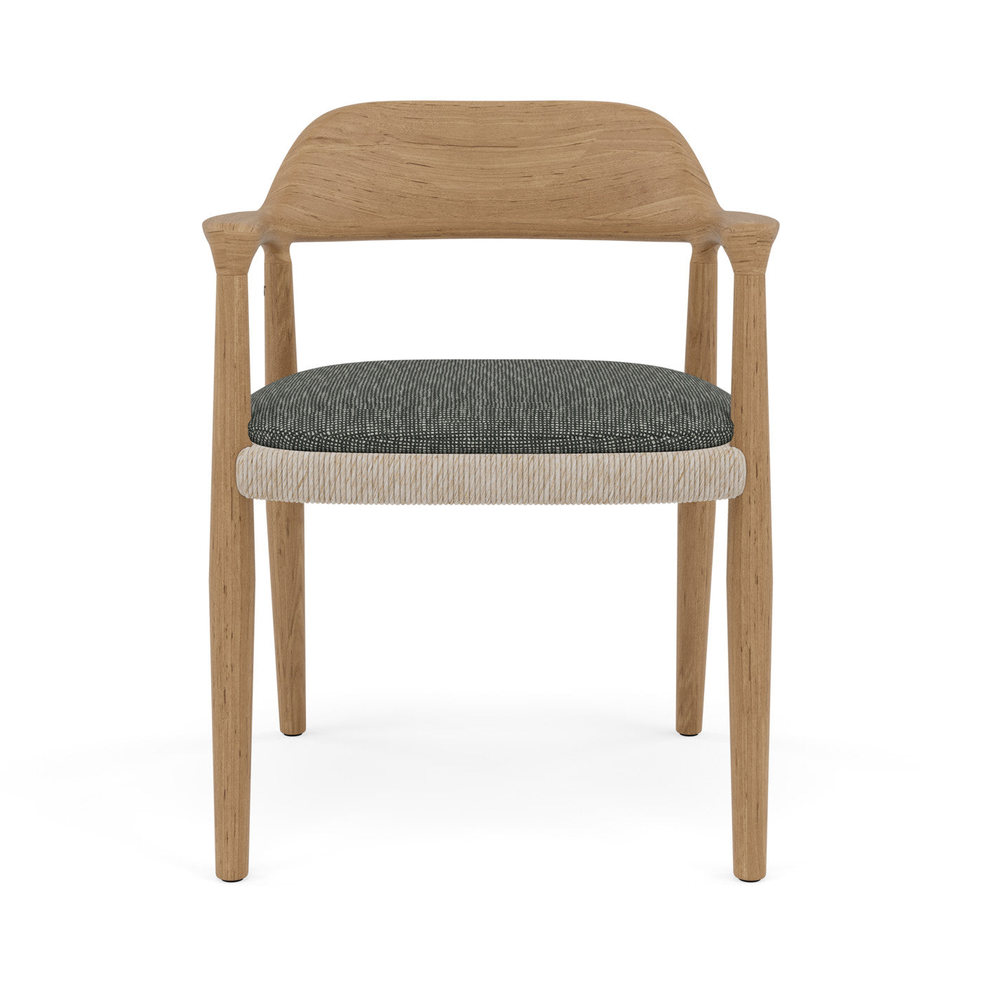 Yiko Cushion seat cushion chair with armrest and chair without armrest