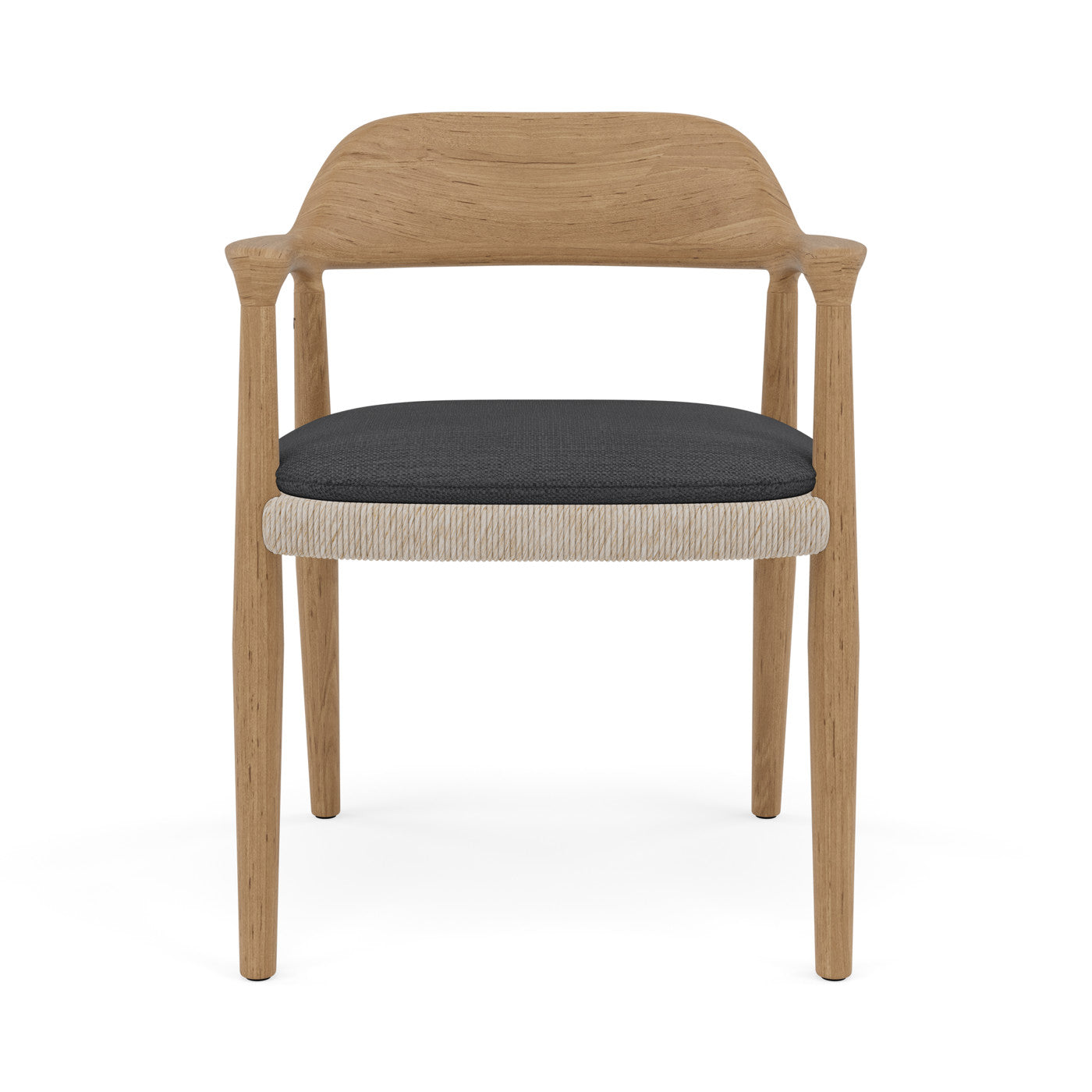 Yiko Cushion seat cushion chair with armrest and chair without armrest