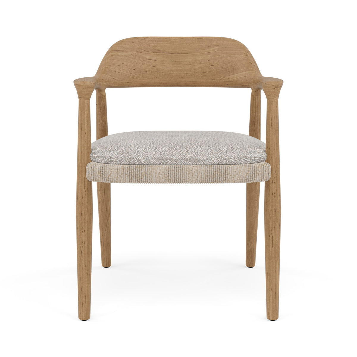 Yiko Cushion seat cushion chair with armrest and chair without armrest