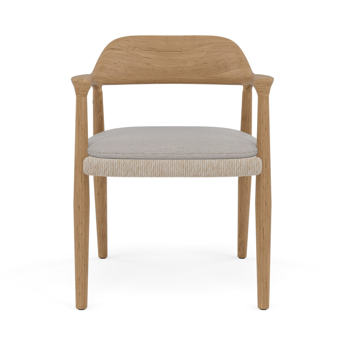 Yiko Cushion seat cushion chair with armrest and chair without armrest