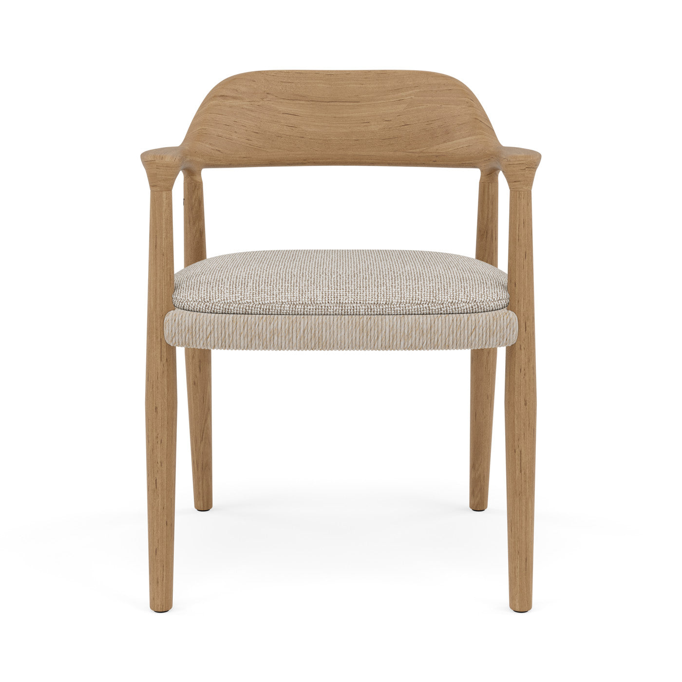 Yiko Cushion seat cushion chair with armrest and chair without armrest