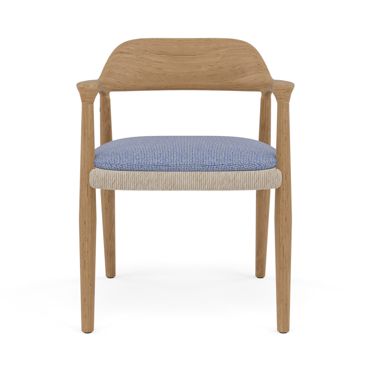 Yiko Cushion seat cushion chair with armrest and chair without armrest