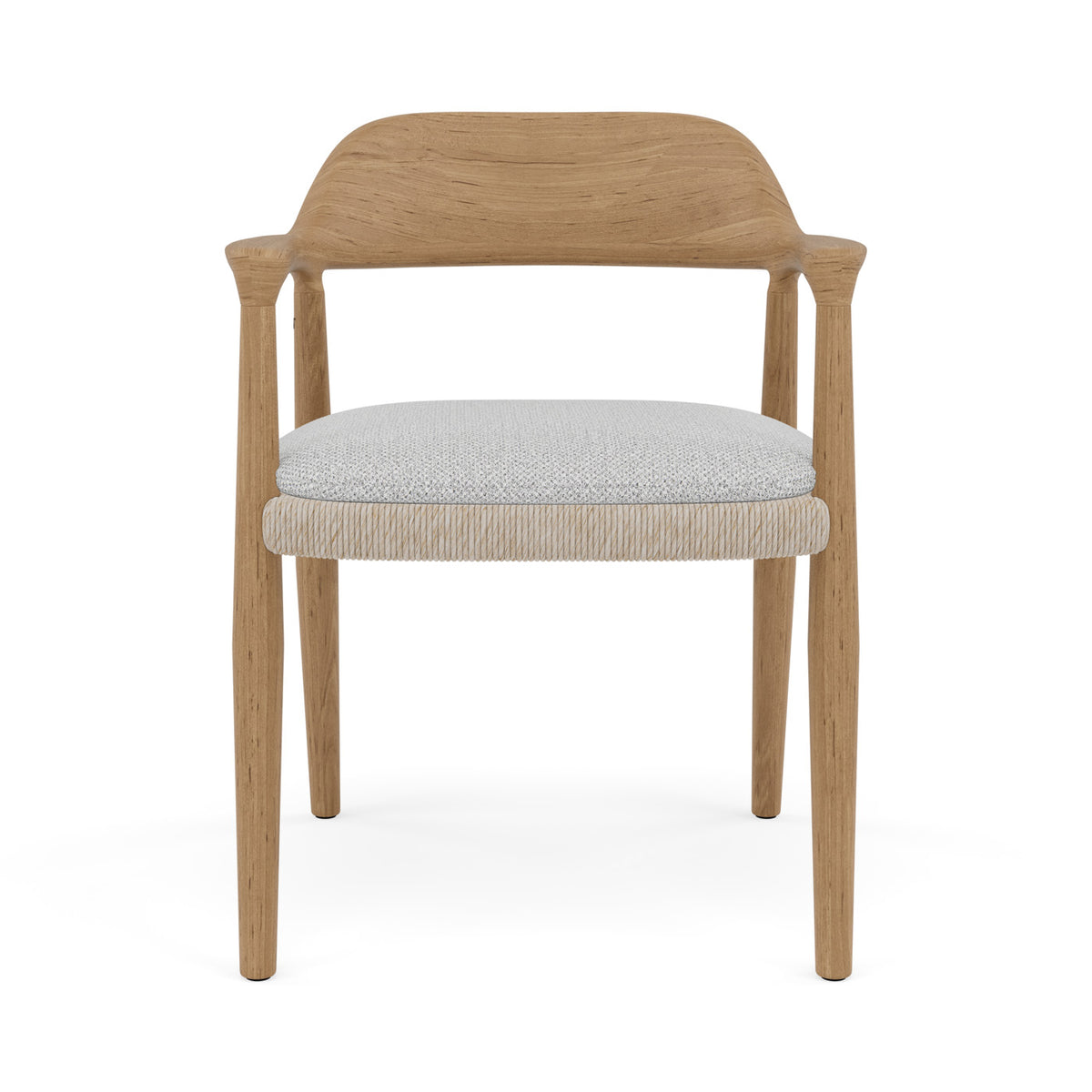 Yiko Cushion seat cushion chair with armrest and chair without armrest
