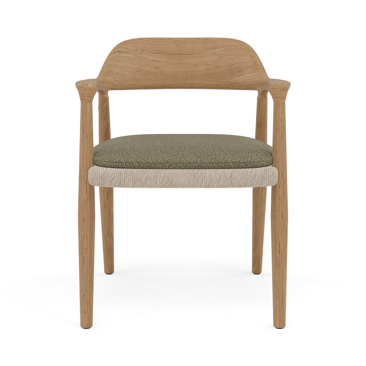 Yiko Cushion seat cushion chair with armrest and chair without armrest