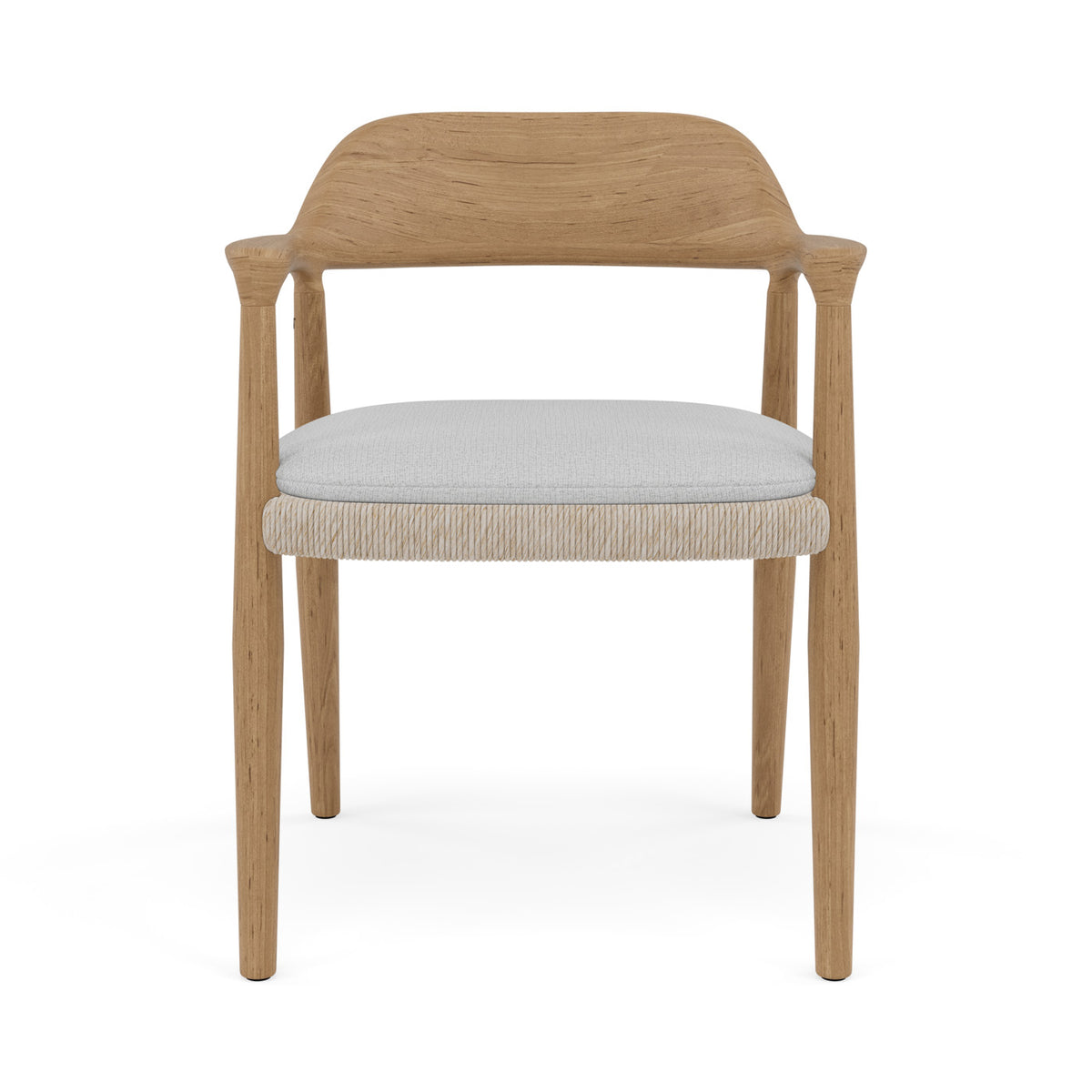 Yiko Cushion seat cushion chair with armrest and chair without armrest