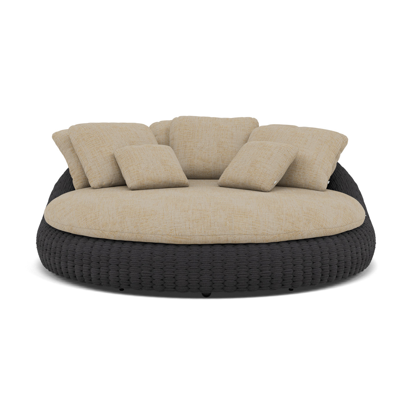 Kobo Coussin décoratif 65×55 cm coussin d'assise et de dossier daybed 165x150_Ensemble de 3