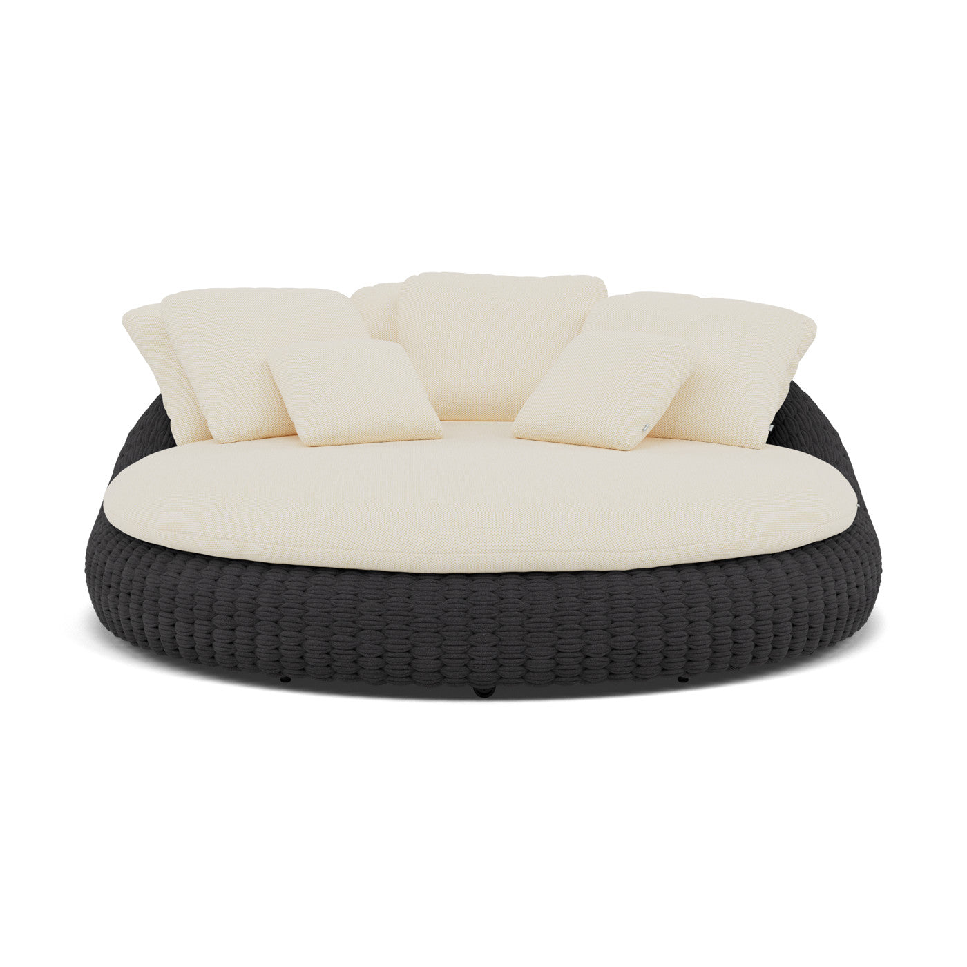 Kobo Coussin décoratif 65×55 cm coussin d'assise et de dossier daybed 165x150_Ensemble de 3