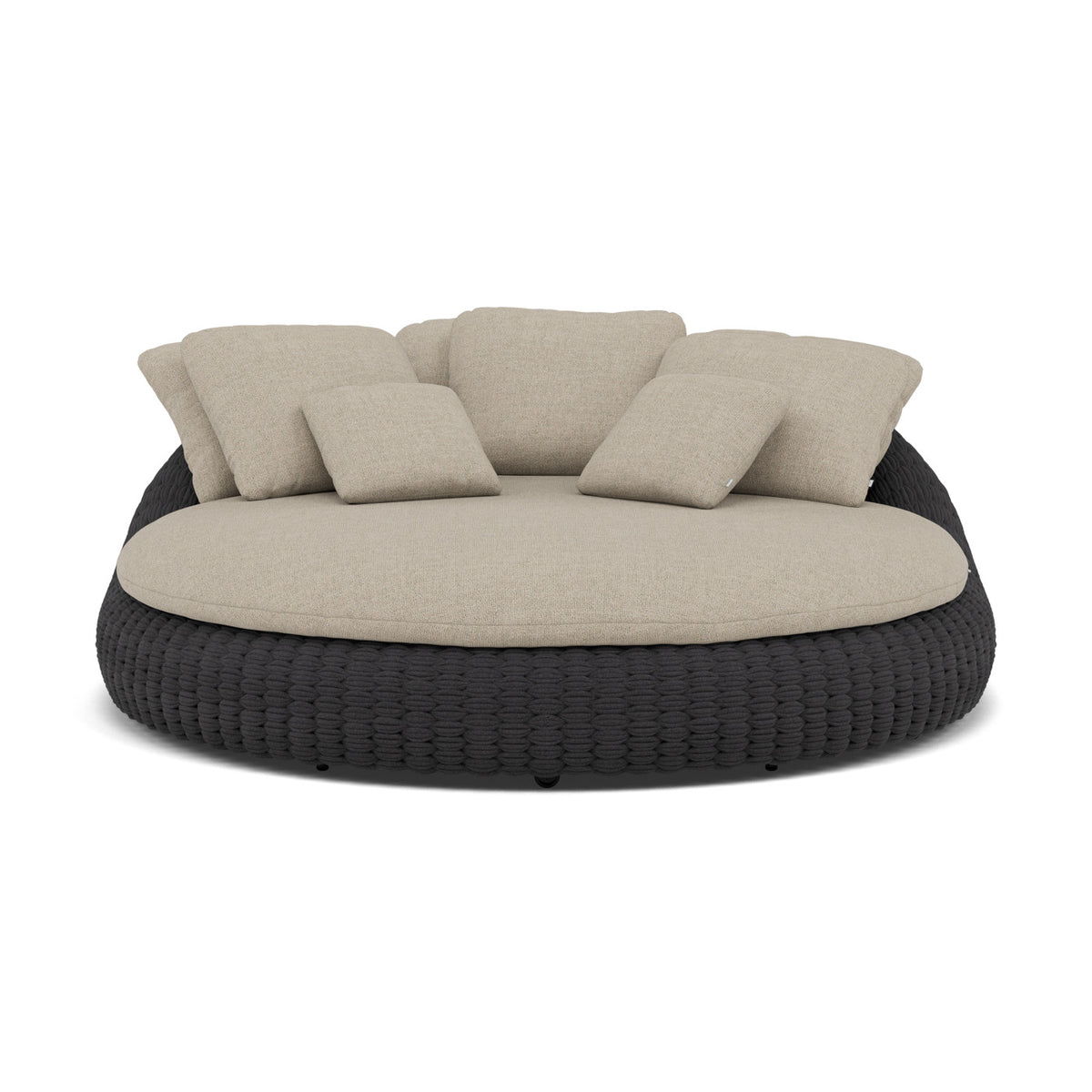 Kobo Coussin décoratif 65×55 cm coussin d'assise et de dossier daybed 165x150_Ensemble de 3