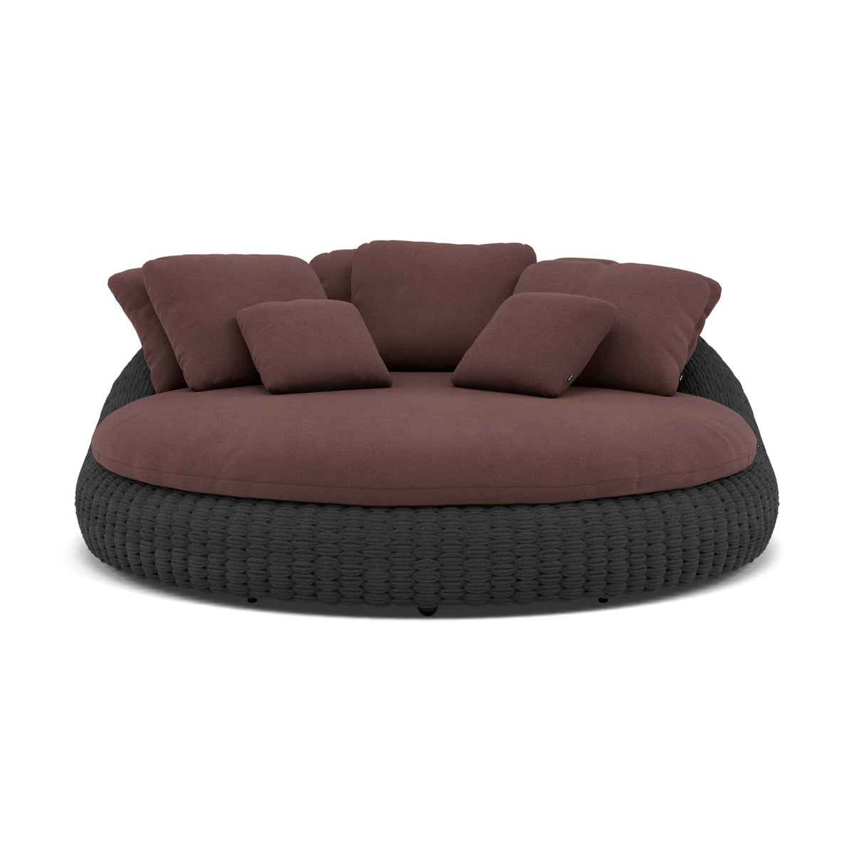Kobo Coussin décoratif 65×55 cm coussin d'assise et de dossier daybed 165x150_Ensemble de 3