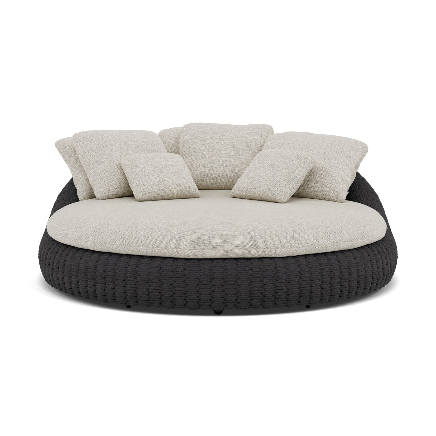 Kobo Coussin décoratif 65×55 cm coussin d'assise et de dossier daybed 165x150_Ensemble de 3