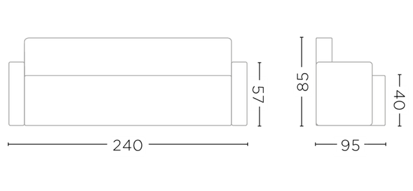 Anthony 3-zit Sofa
