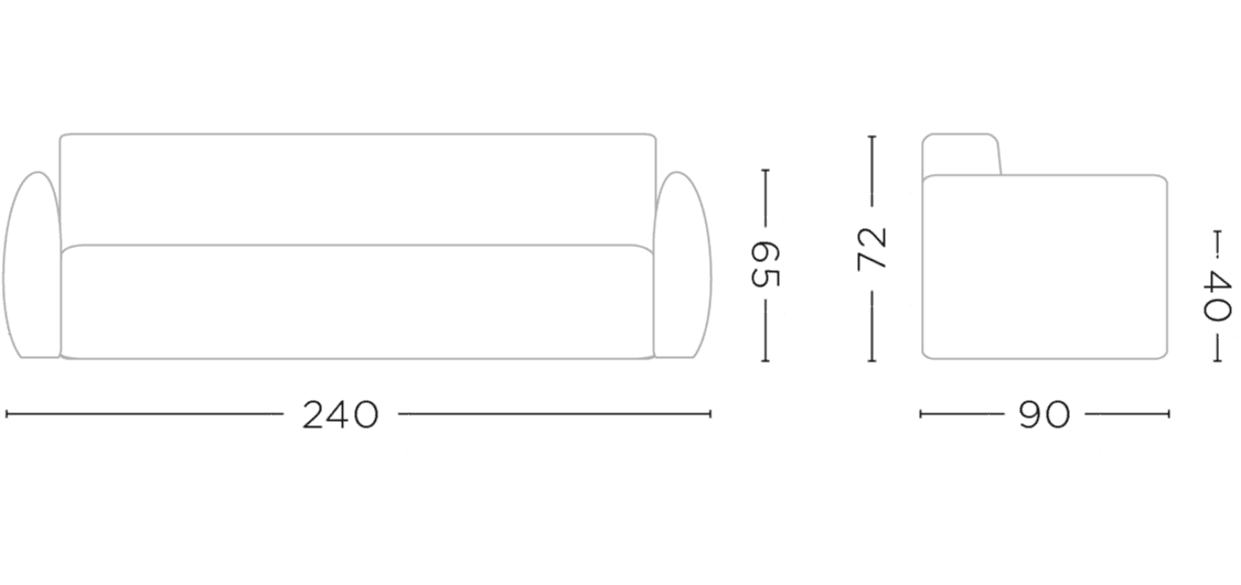 Ferre 3-zit Sofa