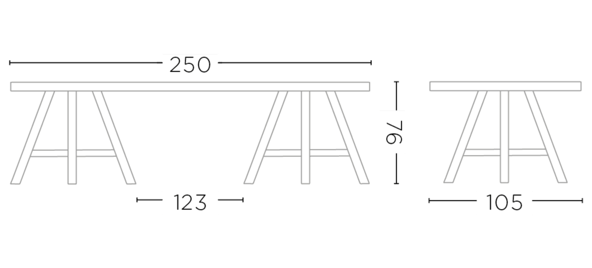 Faye Ovale tafel