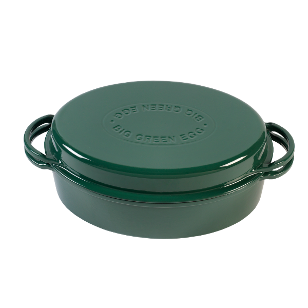 Green Dutch Oven Oval Kookpot 5,2 Liter Groen