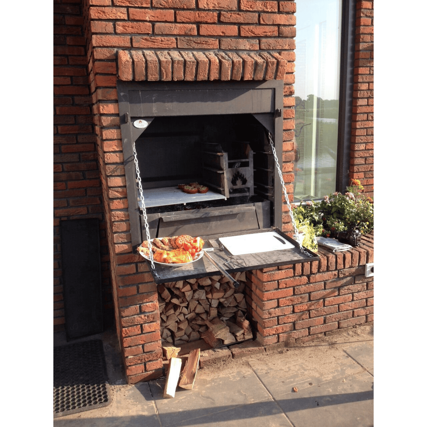 Home Fires Braai 800 Built-in
