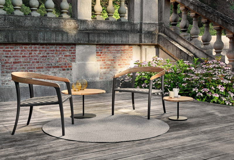 JIVE 77 LOW CHAIRS - BUTLER 40TL & 60T SIDE TABLES - RUG 150-min