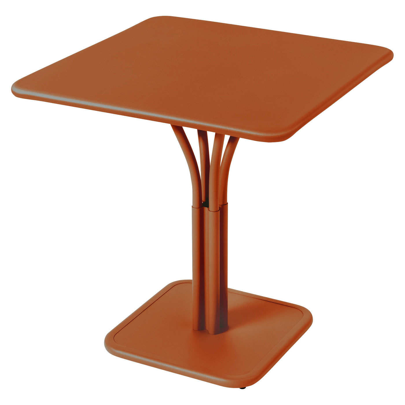 Luxembourg pedestal table with solid top 71 × 71 cm