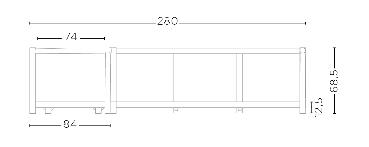 L-Shape Mieke Sofa