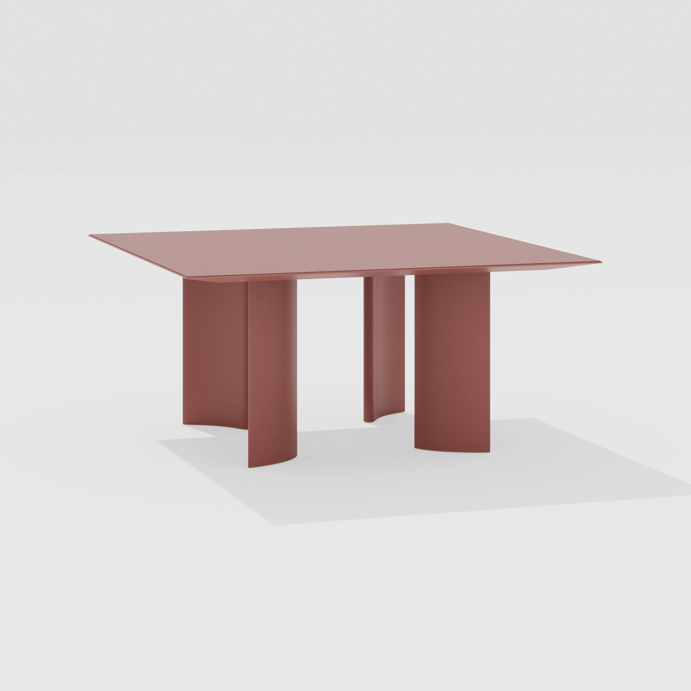 Square table 150 x 150 x h 72 cm