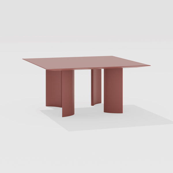 Square table 150 x 150 x h 72 cm