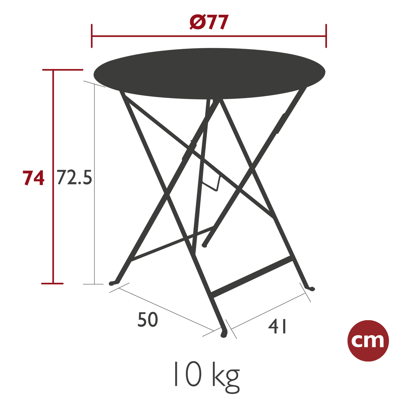 PICTO_DIM_BISTRO_TABLE_D77_SKU_0233_FR