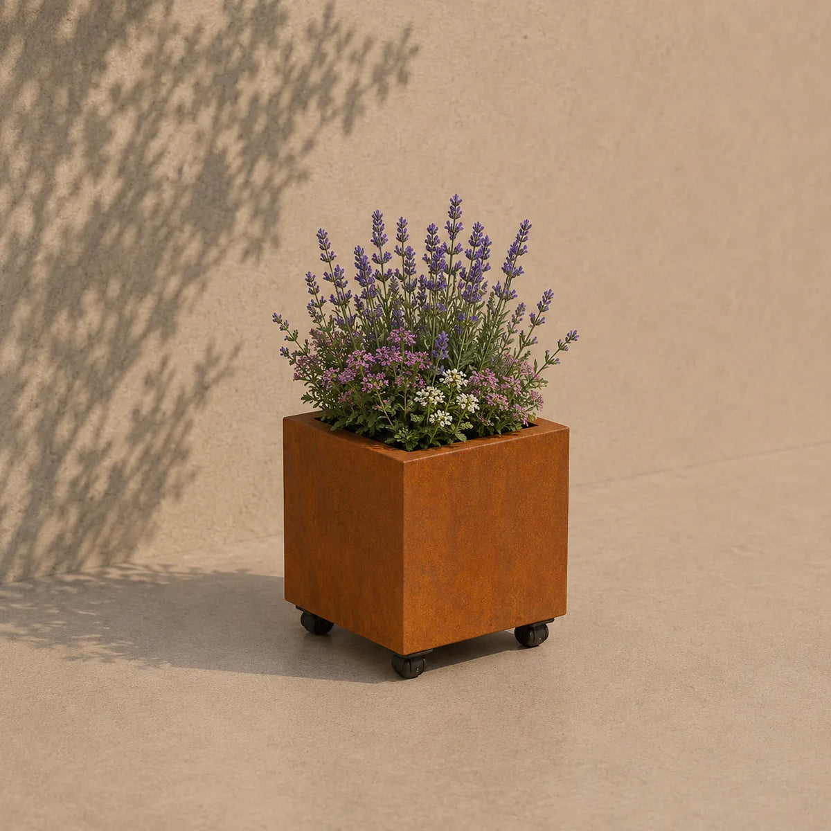Artesa plantenbak met wielen QuadraWH1