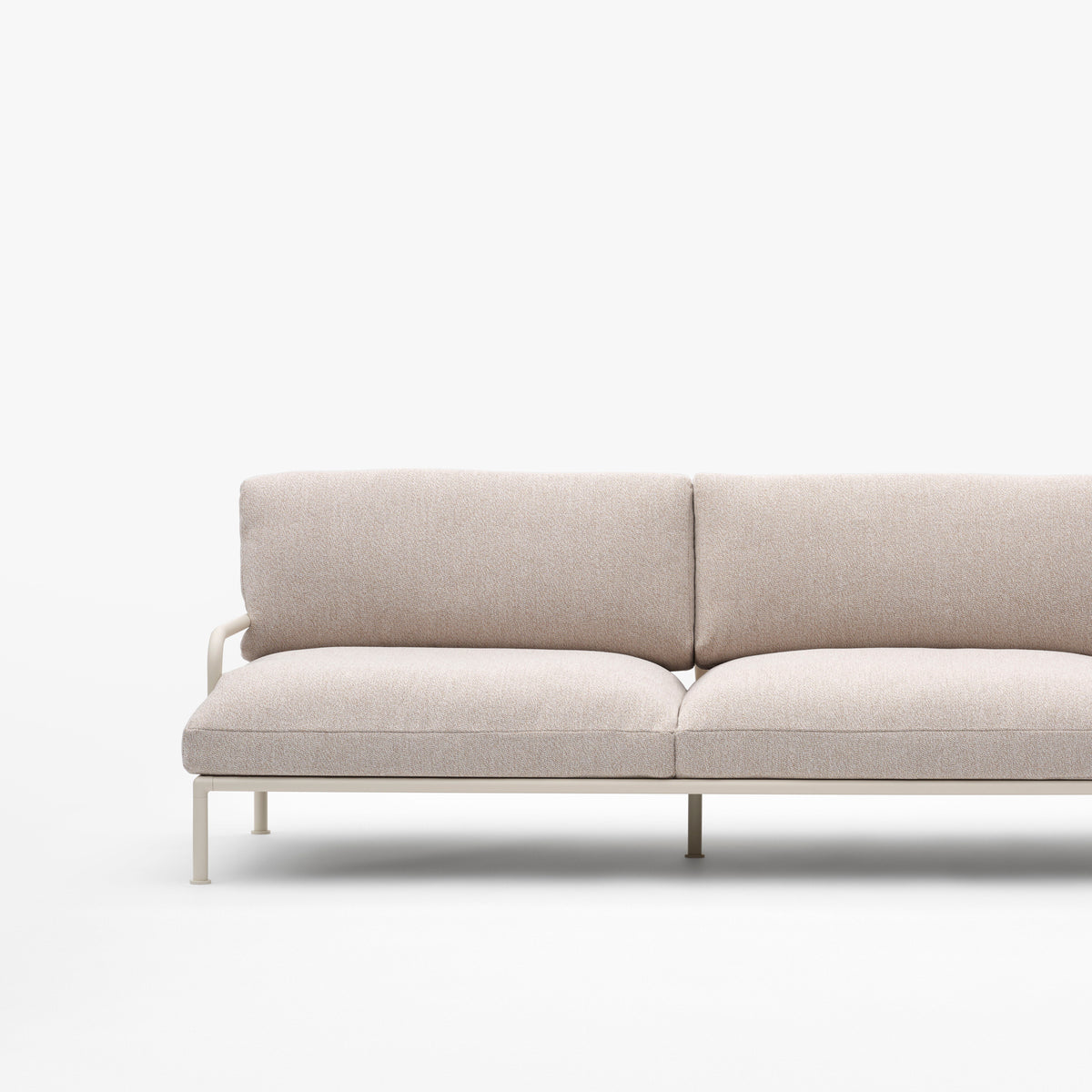 Roè 2-Zitszetel met Rechterarmleuning, Kunstleer en Dryfeel-vulling – R132BD