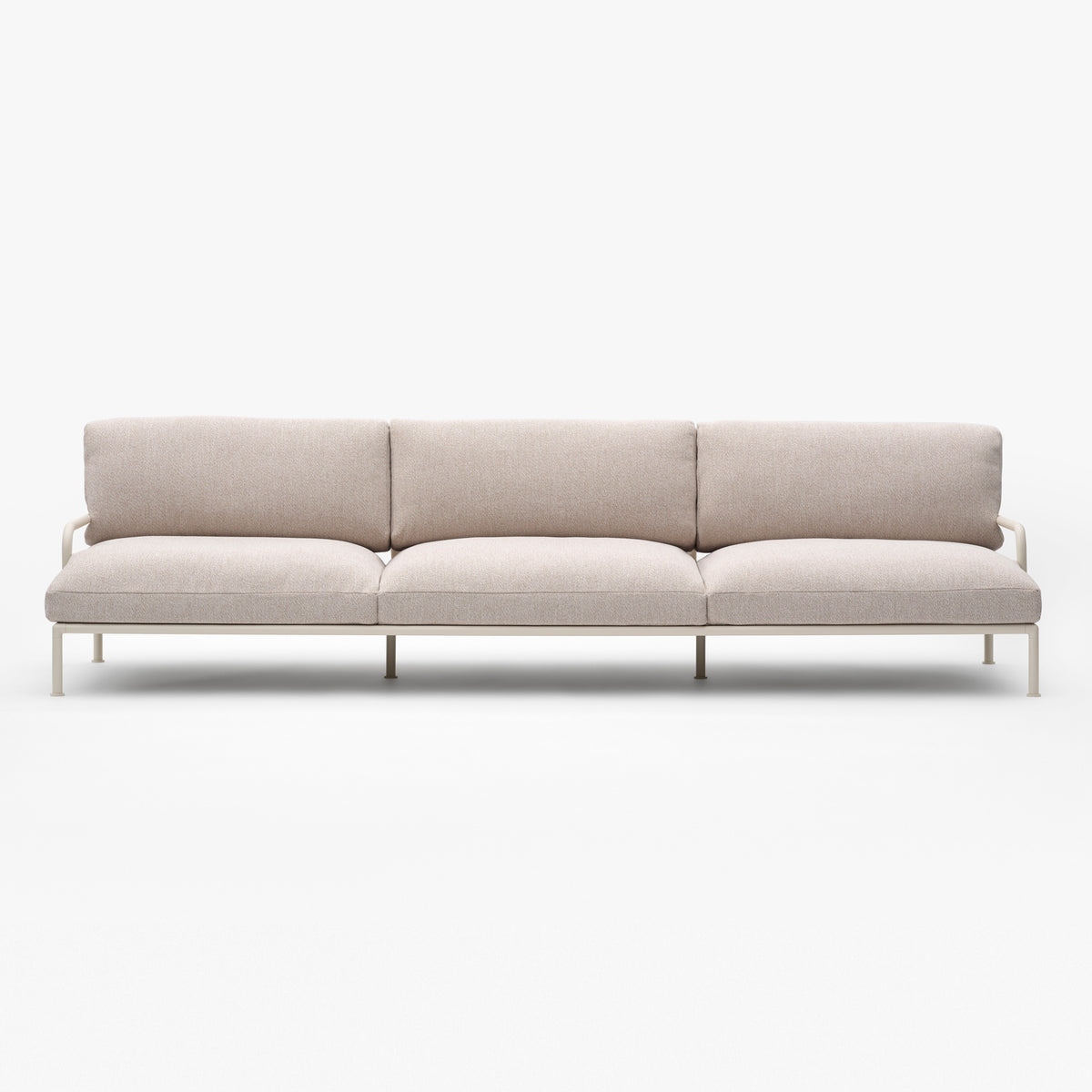 Roè 3-Zitszetel met Armleuningen, Dryfeel-vulling – R123B