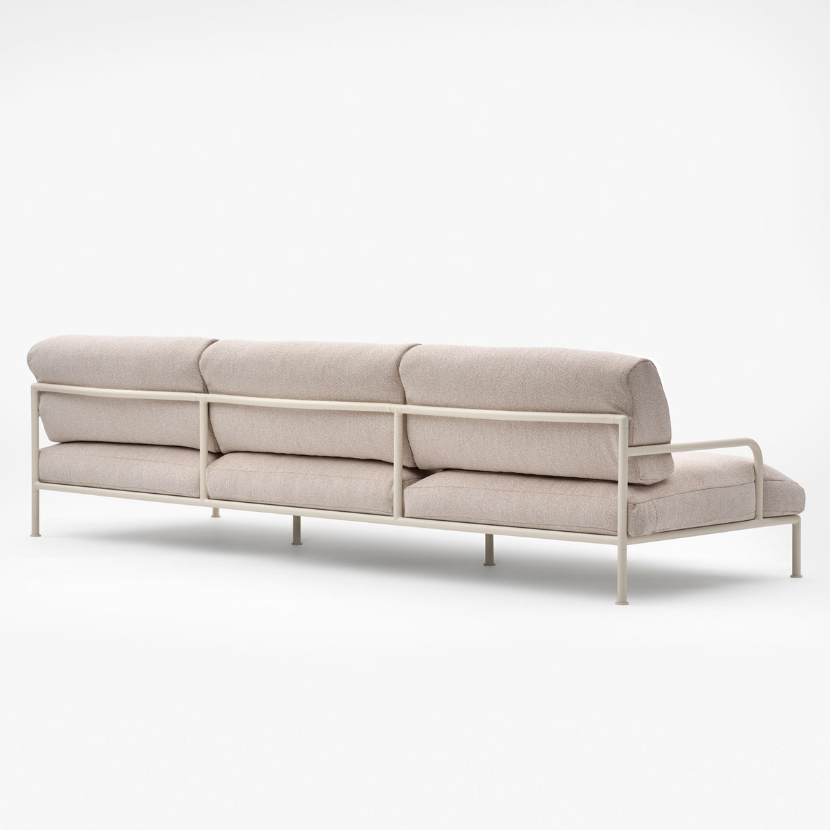 Roè 3-Zitszetel met Rechterarmleuning, Kunstleer en Dryfeel-vulling – R133BD
