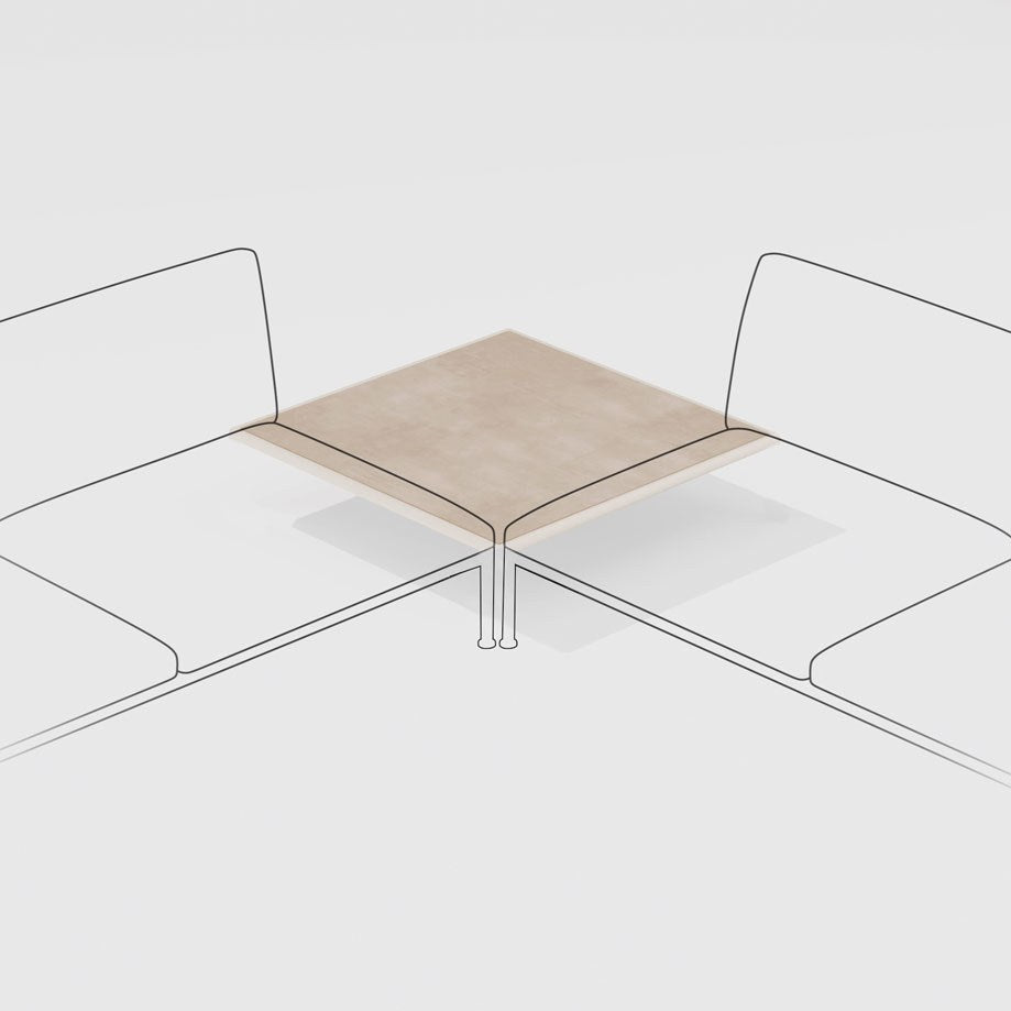 Roè Vierkante Hoeksalontafel – R1T1G