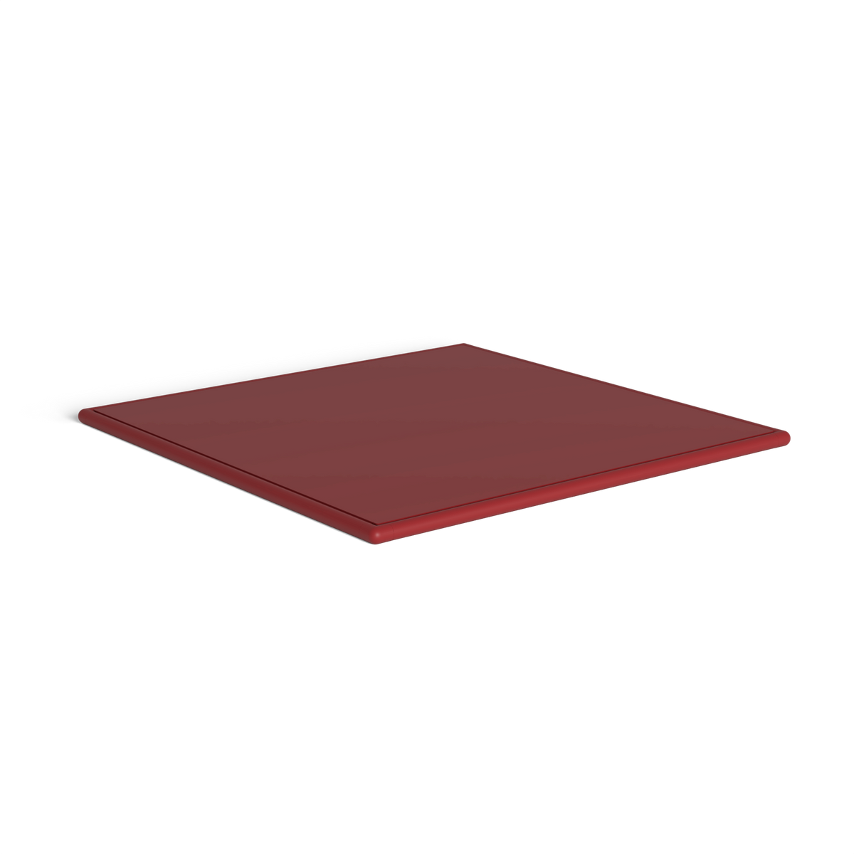 Roè Vierkante Middensalontafel, Autumn Red, Gelakt aluminium (volgt onderstelkleur)