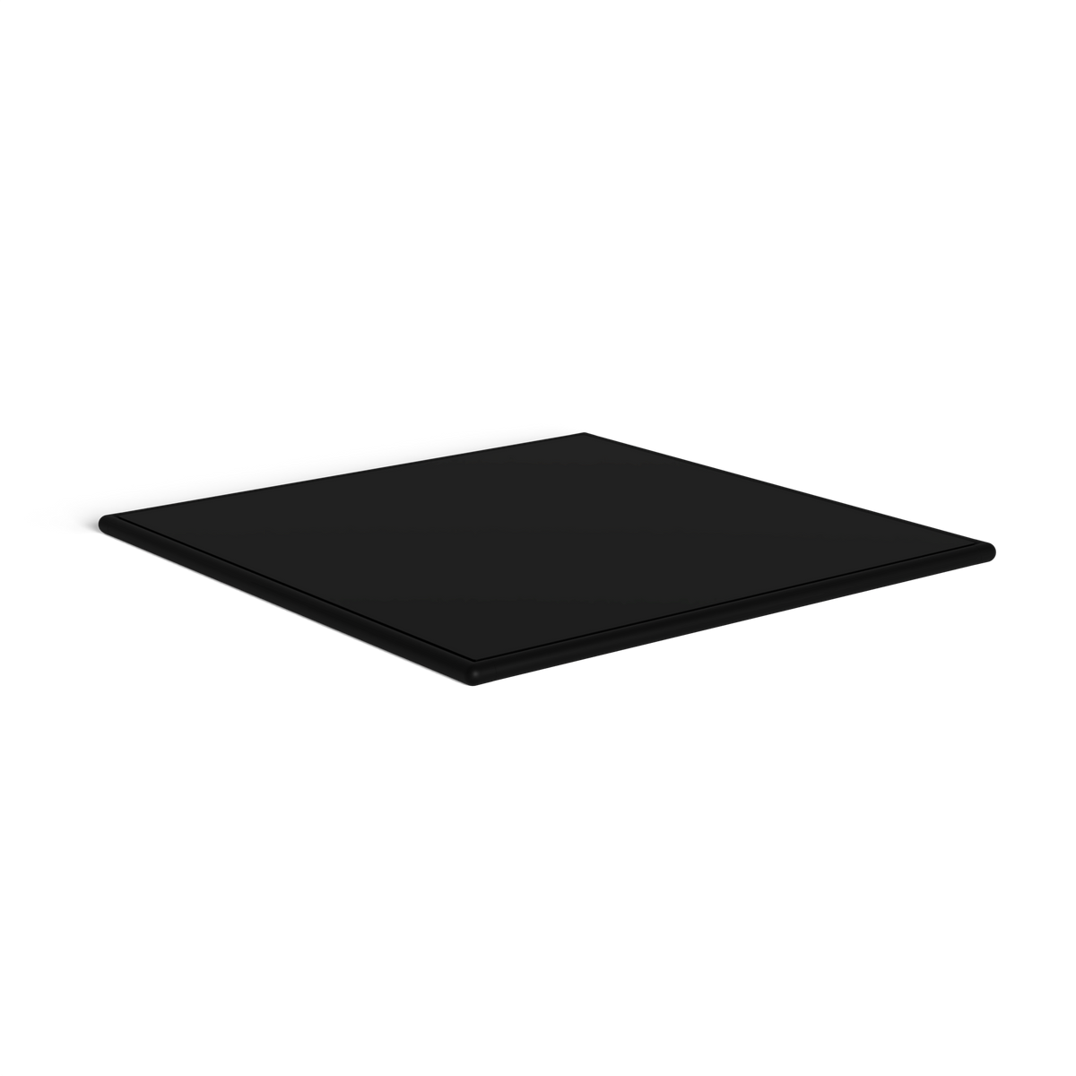 Roè Vierkante Middensalontafel, Black, Gelakt aluminium (volgt onderstelkleur)