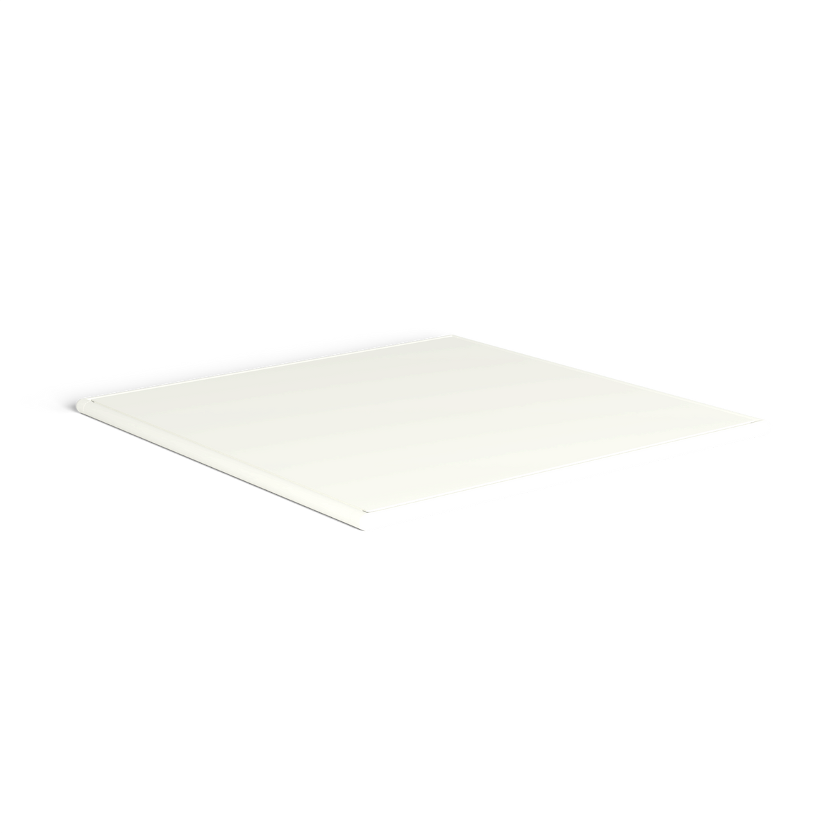 Roè Vierkante Middensalontafel, White, Gelakt aluminium (volgt onderstelkleur)